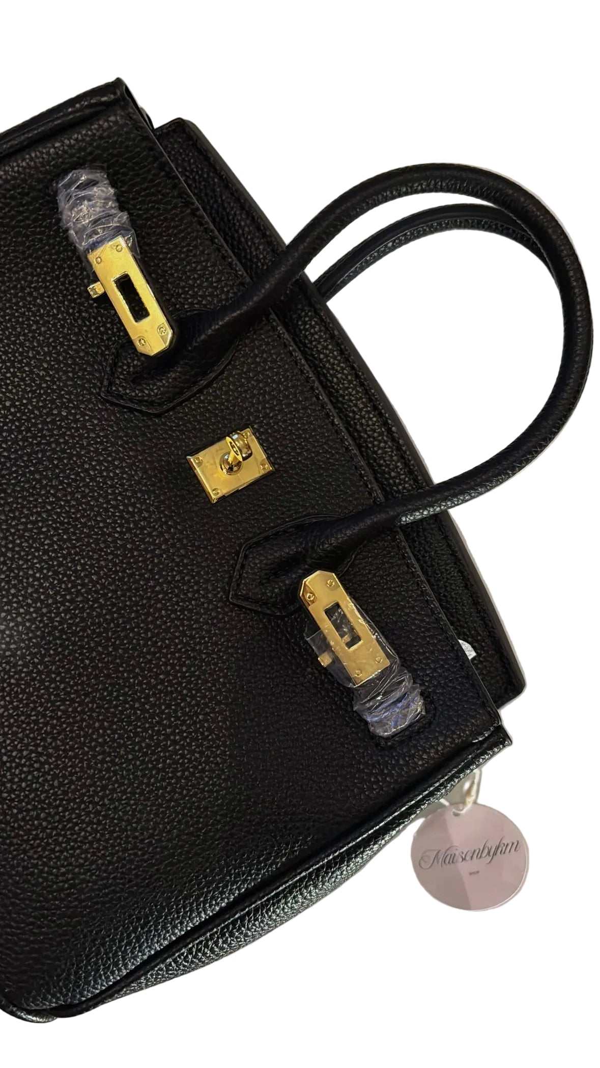 Sac à main « Luxe » inspi Birkin boucle doré