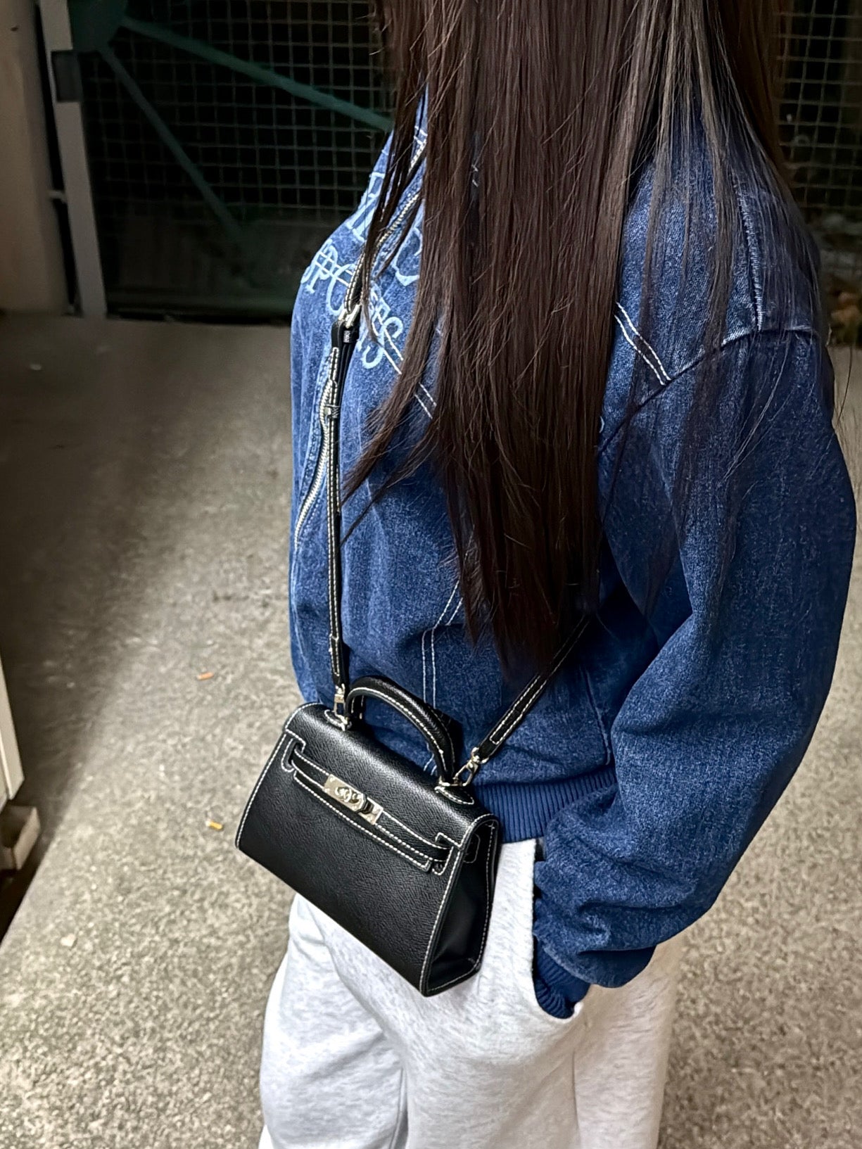 Sac à main «Minuit Silver»