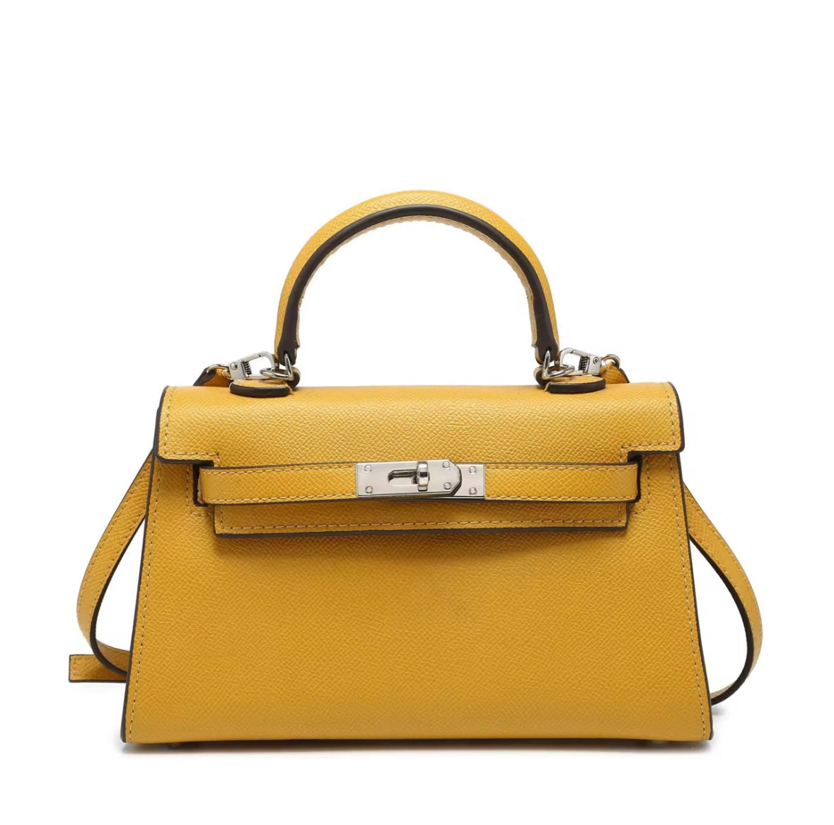 Sac à Main Cuir Honey - Style Kelly Français | MAISONBYKM